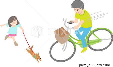 自転車の運転マナー 12797408