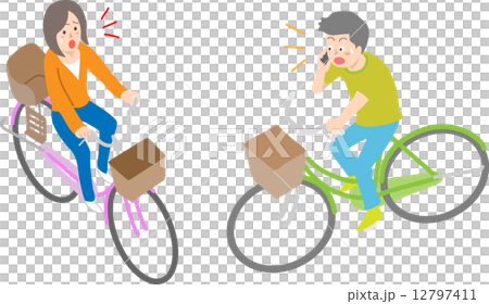 自転車の運転マナー 12797411
