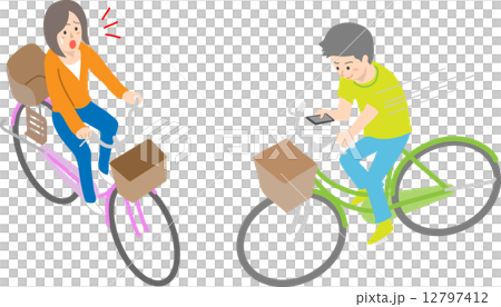 Bicycle Driving Manner 12797412