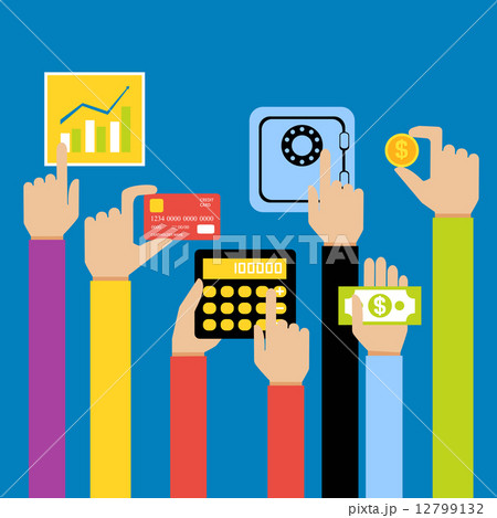 Business hands money 12799132
