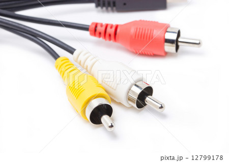 AV cable isolated on white background. AV cable isolated on white background. 12799178