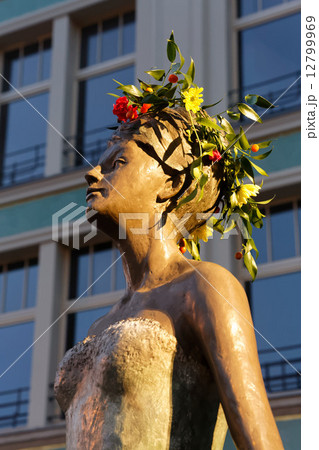 Contemporary statue in Wroclaw, Poland Contemporary statue in Wroclaw, Poland 12799969