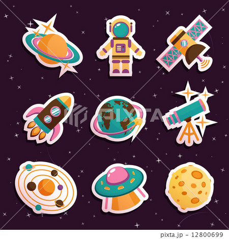 Space stickers set Space stickers set 12800699