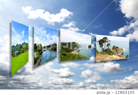 Thailand travel background concept Thailand travel background concept 12803105