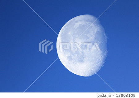Big moon in the night blue sky. Big moon in the night blue sky. 12803109