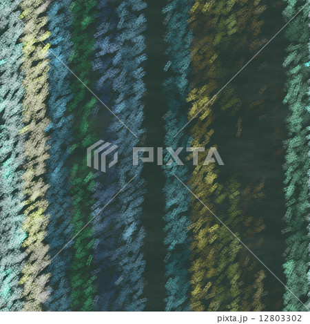 seamless texture of color wooden planks drawn with chalk - fence 12803302