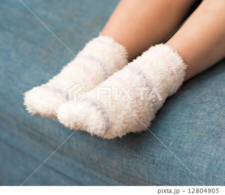 もこもこの靴下 もこもこの靴下 12804905