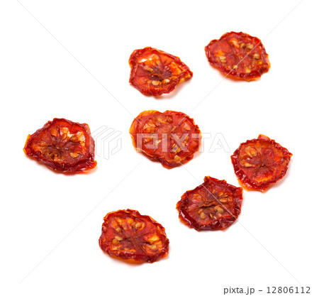 Dried slices of tomato. Selective focus 12806112