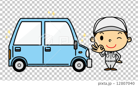 SD男性作業着　車 12807040