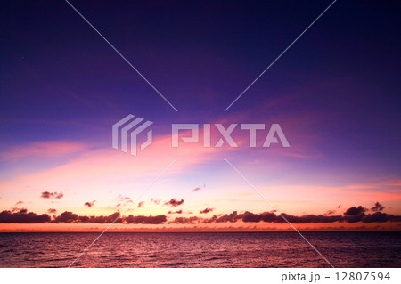 石垣島の夕景 石垣島の夕景 12807594