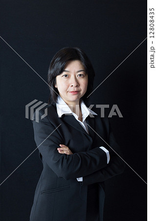 女社長 ポートレートの写真素材