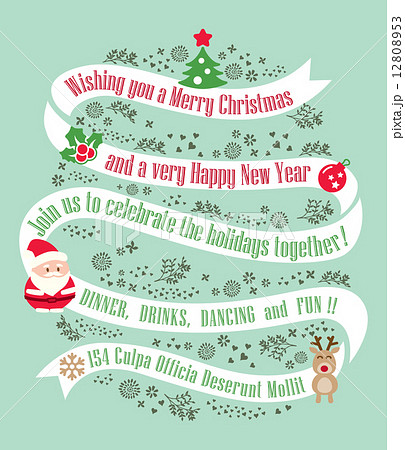 christmas card design background 12808953
