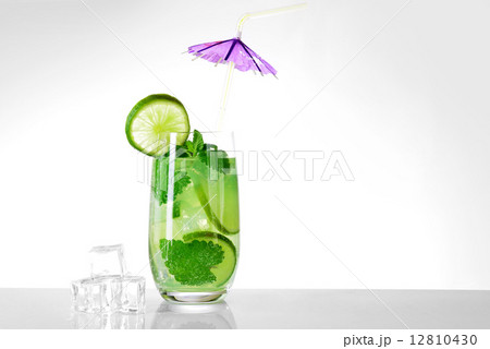 cocktail into glass 12810430