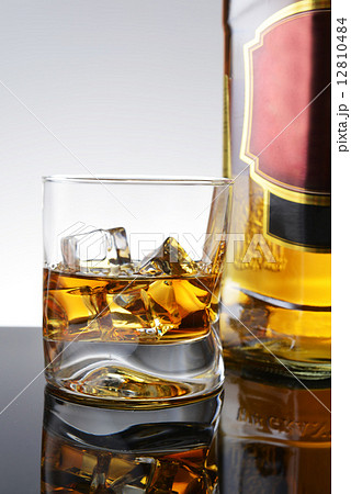 whisky in  glass 12810484