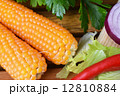 corn with chuli pepper 12810884