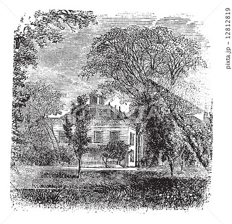 Longfellow ,House, Massachusetts, Cambridge , America, vintage 12812819