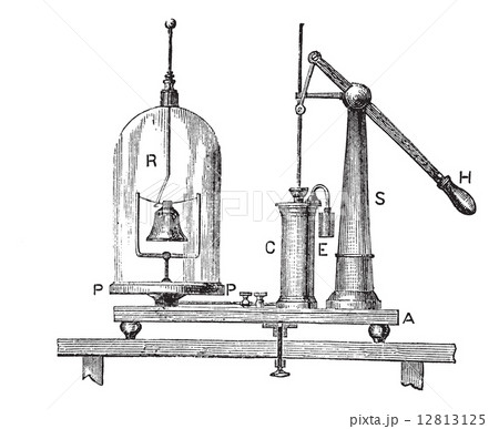 Simple Pneumatic Machine, vintage engraving Simple Pneumatic Machine, vintage engraving 12813125