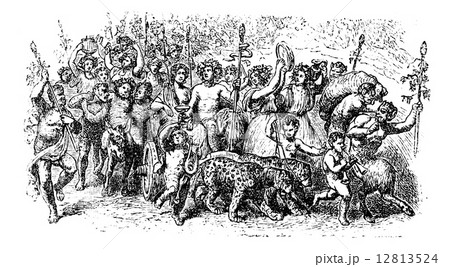 Bacchanalia, a wild and mystic festivals of the Greco-Roman god Bacchanalia, a wild and mystic festivals of the Greco-Roman god 12813524