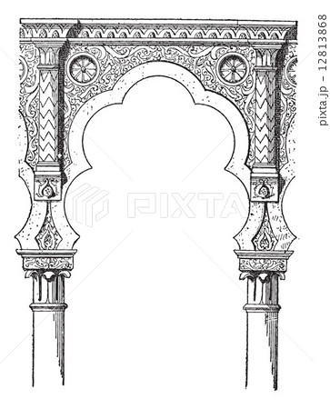 Lobe, vintage engraving 12813868