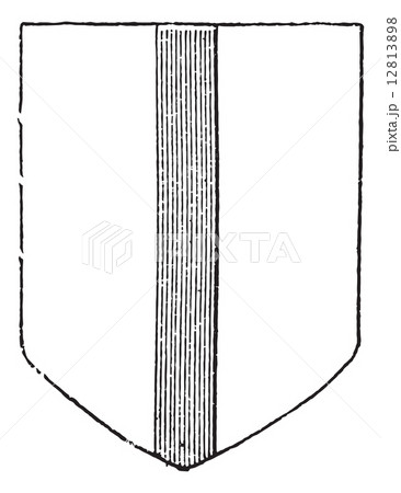 Blason, vintage engraving. 12813898