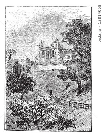 Royal Observatory in Greenwich, London, England, UK, vintage eng 12814068