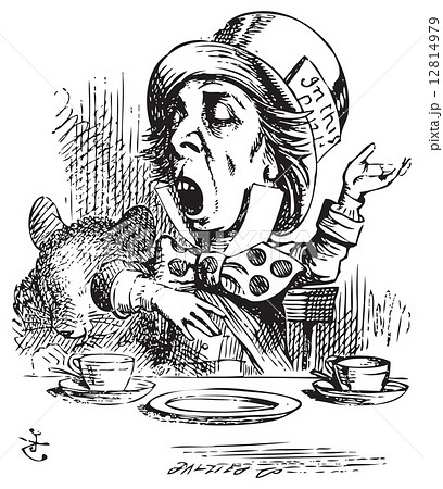 alice in wonderland original illustrations mad hatter
