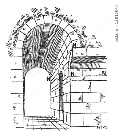 Birth, vintage engraving 12815047