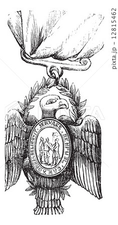 Society of the Cincinnati vintage engraving 12815462