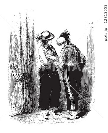 A private conversation of two woman 12815655