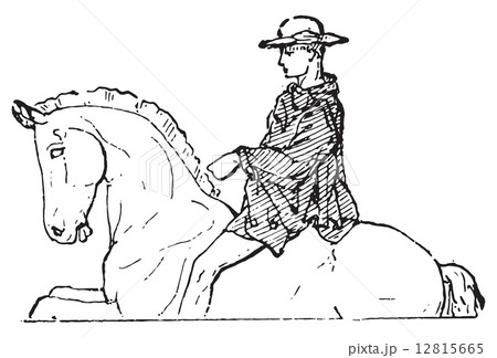 Pallium, vintage engraving. 12815665