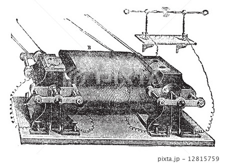 Ladd's Machine, vintage engraved illustration Ladd's Machine, vintage engraved illustration 12815759