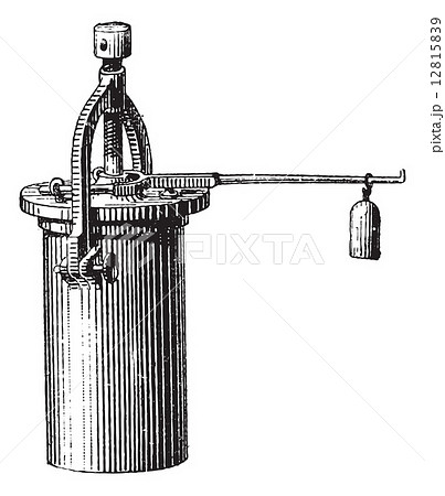 Pressure Cooker, vintage engraving 12815839