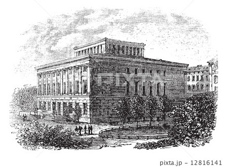 University of Halle-Wittenberg vintage engraving University of Halle-Wittenberg vintage engraving 12816141