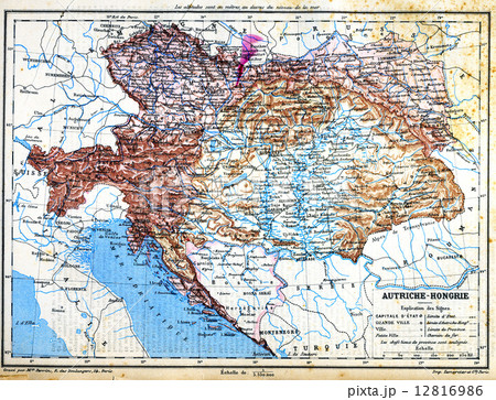 The map of Austria-Hungary 12816986
