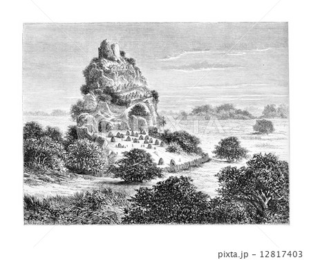 Cingolo, an Ovimbundu Kingdom in Angola, Southern Africa, vintag 12817403