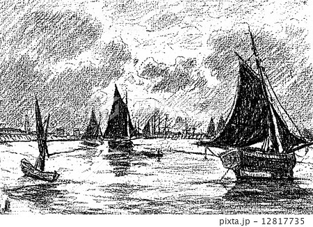 The night in the harbor, after the table of Mr. Bellet Posat, vi 12817735