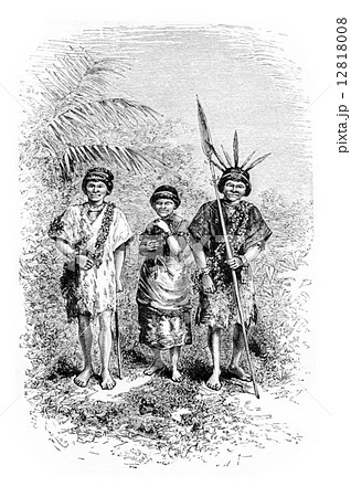 Civilized Indians of the Town of Cuembi in Amazonas, Brazil, vin 12818008
