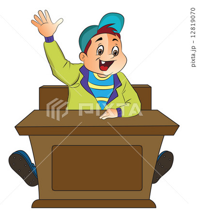 Boy Student, illustration 12819070