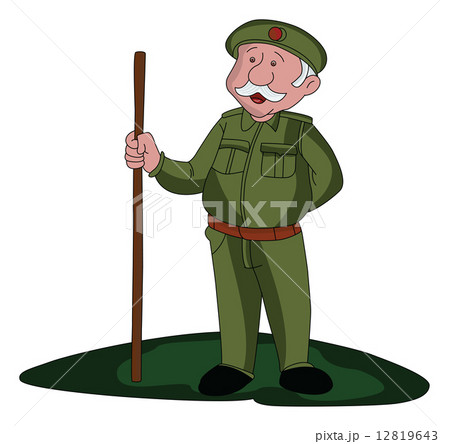 Vector of security guard. Vector of security guard. 12819643