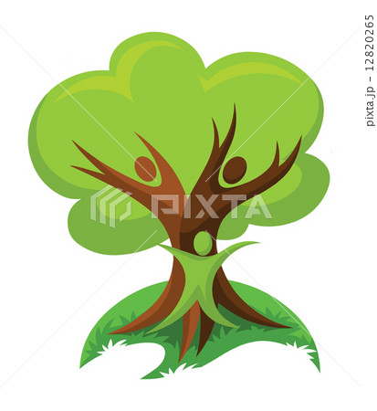 Vector think green concept. 12820265