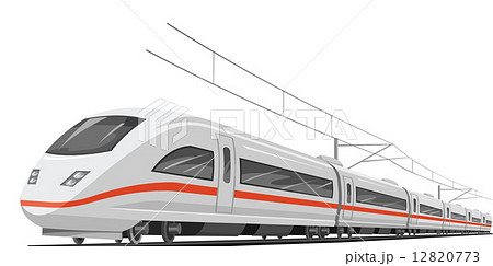 Vector of speed train. 12820773