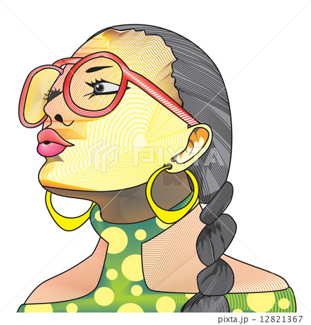 Creative face, illustration 12821367
