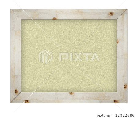 Empty office cork notice board isolated with wood frame Empty office cork notice board isolated with wood frame 12822686