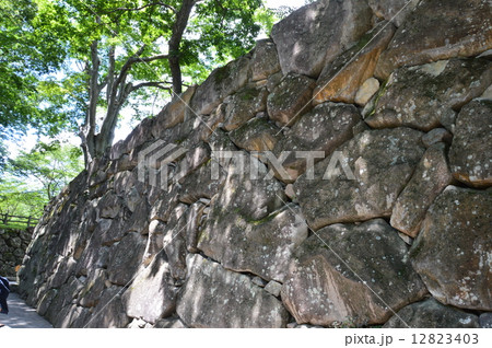 小諸城の石垣(長野県小諸市丁) 小諸城の石垣(長野県小諸市丁) 12823403