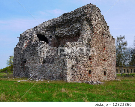 Interior of an abandoned Soviet military base 12823866