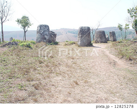 ジャール平原・壷形の石群(シエンクワーン県/ラオス) ジャール平原・壷形の石群(シエンクワーン県/ラオス) 12825278