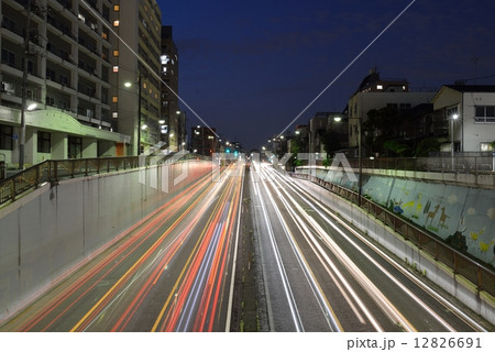 道路夜景 12826691