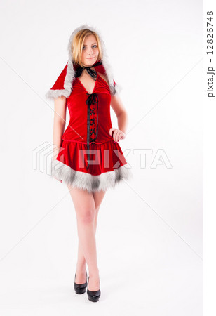 Beautiful and sexy christmas woman Beautiful and sexy christmas woman 12826748