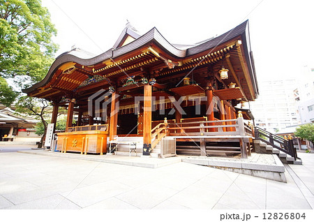湯島天神　拝殿　（湯島天満宮）　東京都 文京区 12826804
