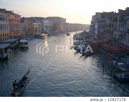 View of The Grand Canal from Rialto Bridge, Venice, Italy View of The Grand Canal from Rialto Bridge, Venice, Italy 12827178